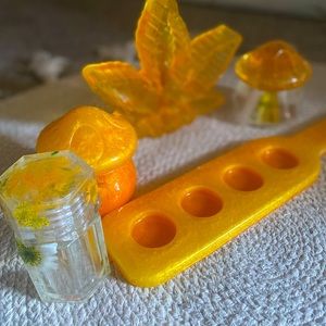 Handmade resin art Jars & Trays.